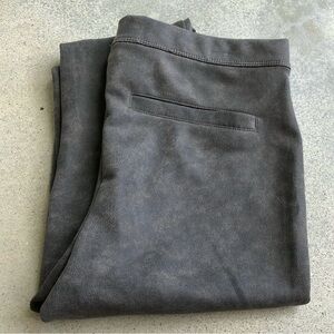 Knox Rose Gray Faux Leather Leggings